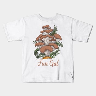 Fun Gal Nature Mushroom Kids T-Shirt